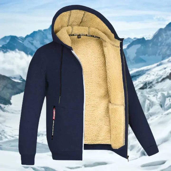 Gilben - Winterjacke für Herren mit Kapuze und Fleece-Futter