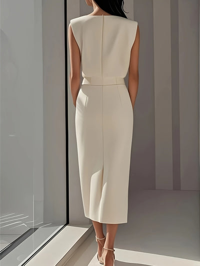 Josefine - Elegantes Midikleid mit Schlitz