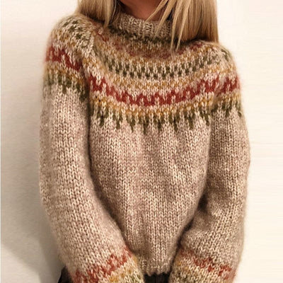 Helena | Weicher Fair Isle Strickpullover