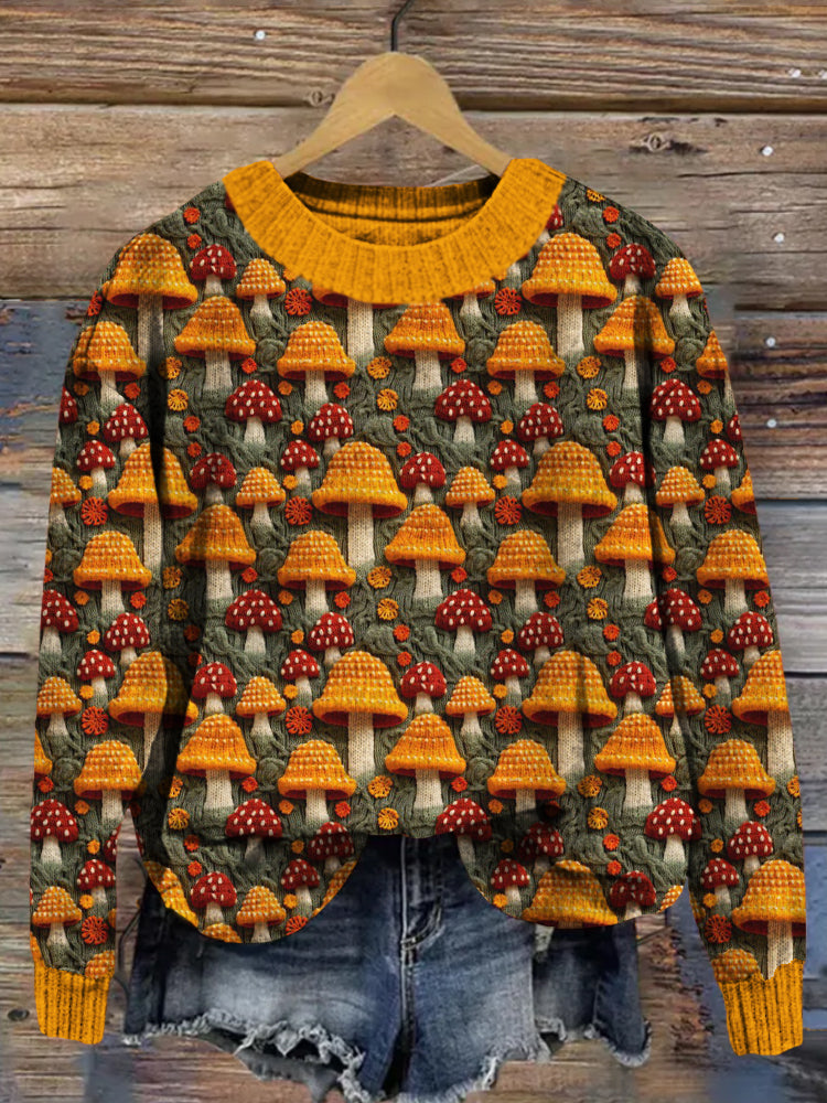 Vera™ | Festlicher Pullover mit magischen Pilzen