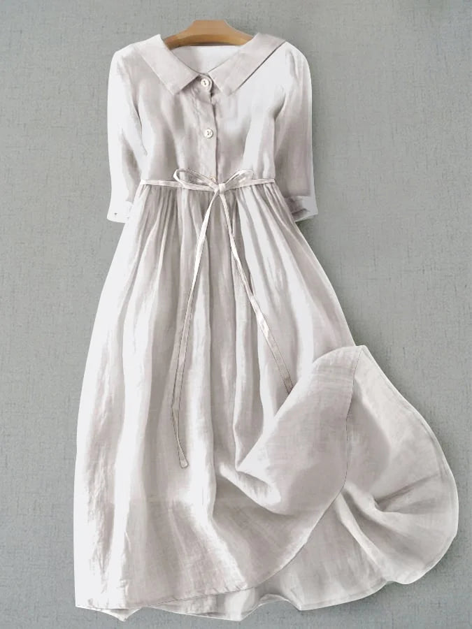 Addy™ I Elegantes Kleid mit halblangen Ärmeln und Spitze in der Taille