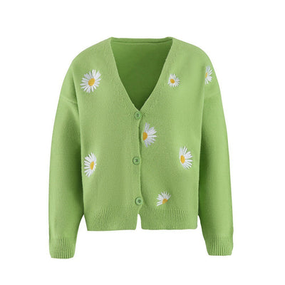 Diana - Florale Strickjacke