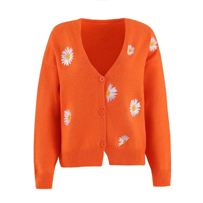 Diana - Florale Strickjacke