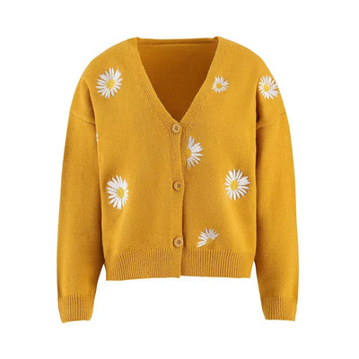 Diana - Florale Strickjacke