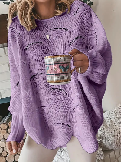 Amélie | Schlichter Strick Oversized Pullover