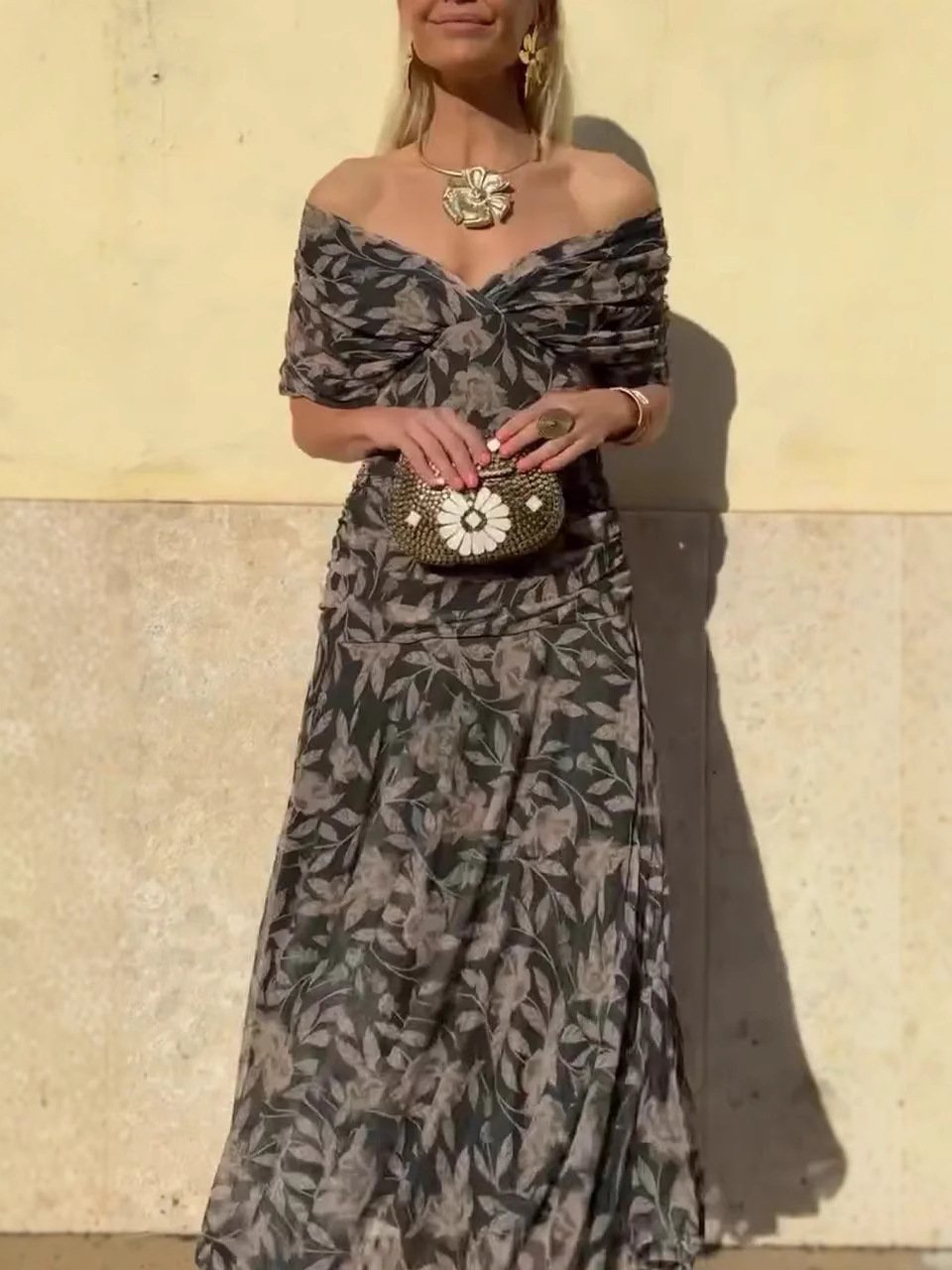 Sophie - Elegantes Kleid mit Blumenmuster