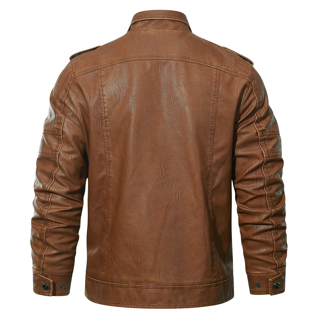 Fleece-Bikerjacke