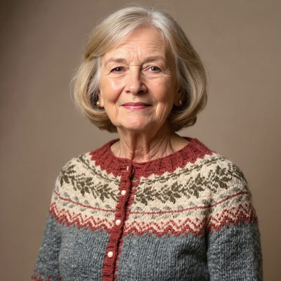 Atasha | Vintage Isländischer Cardigan