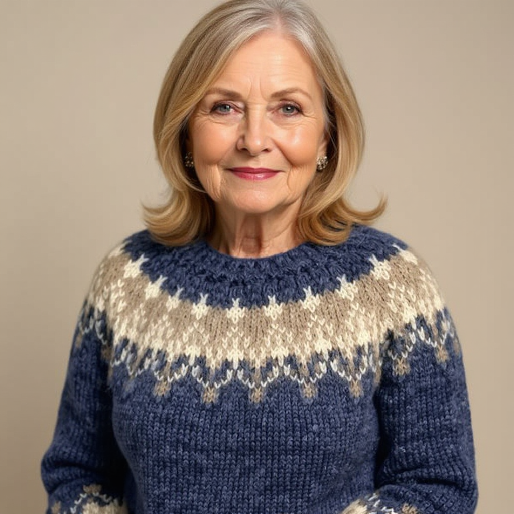 Samantha | Vintage-Isländische Pullover