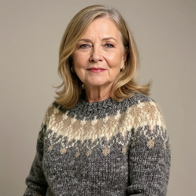 Samantha | Vintage-Isländische Pullover