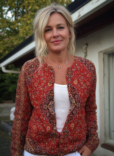 Vintage Art Lässiger Gemütlicher Langarmpullover