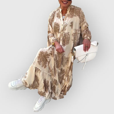 Hanna - Florales Maxikleid