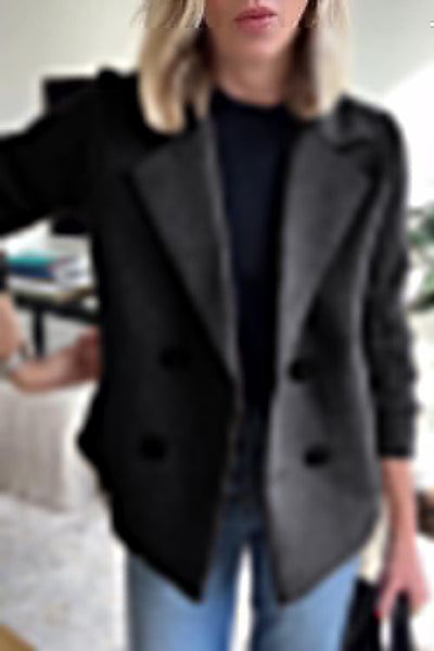 Amelia™ | Stilvoller Blazer mit Strickärmeln