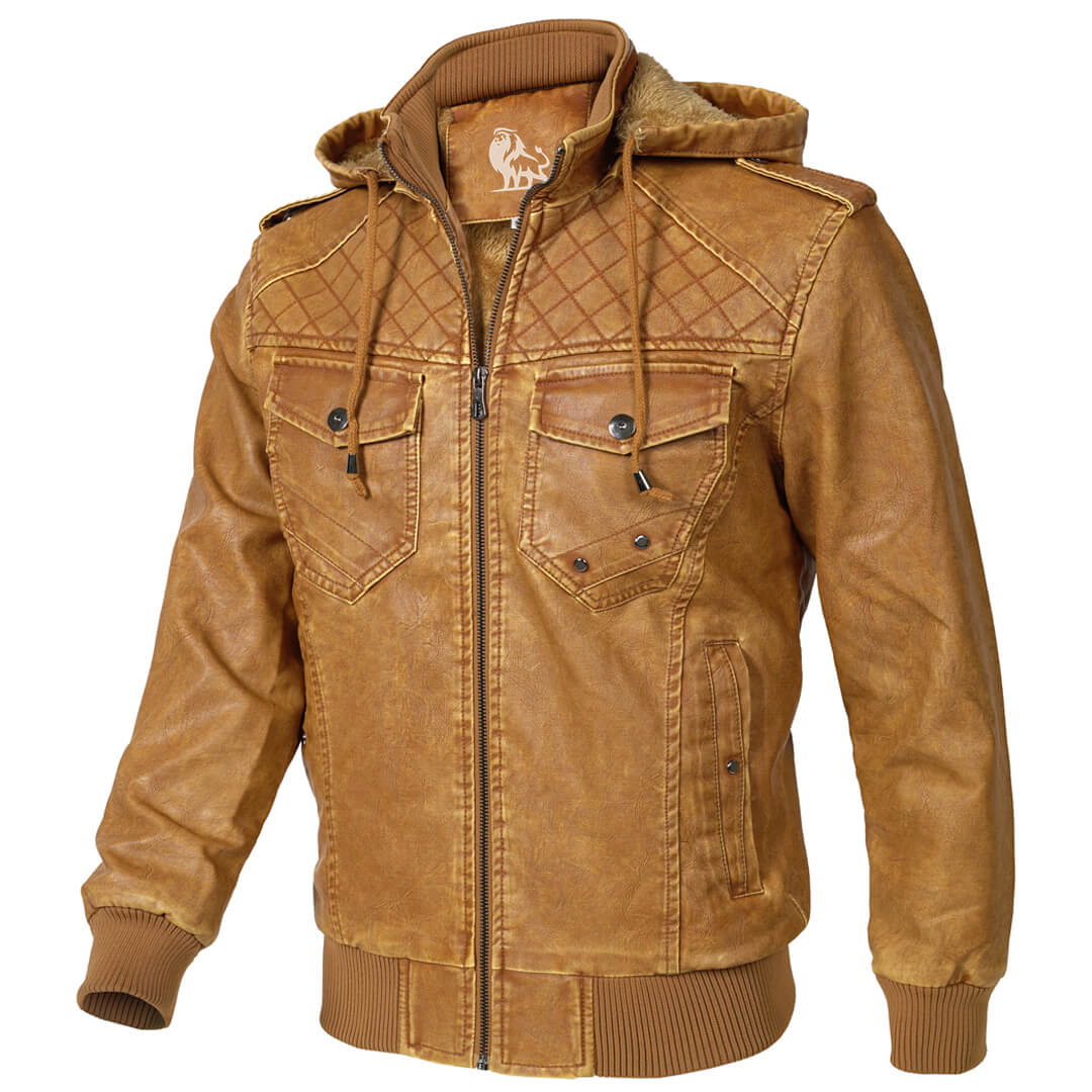 Luxus Lederjacke
