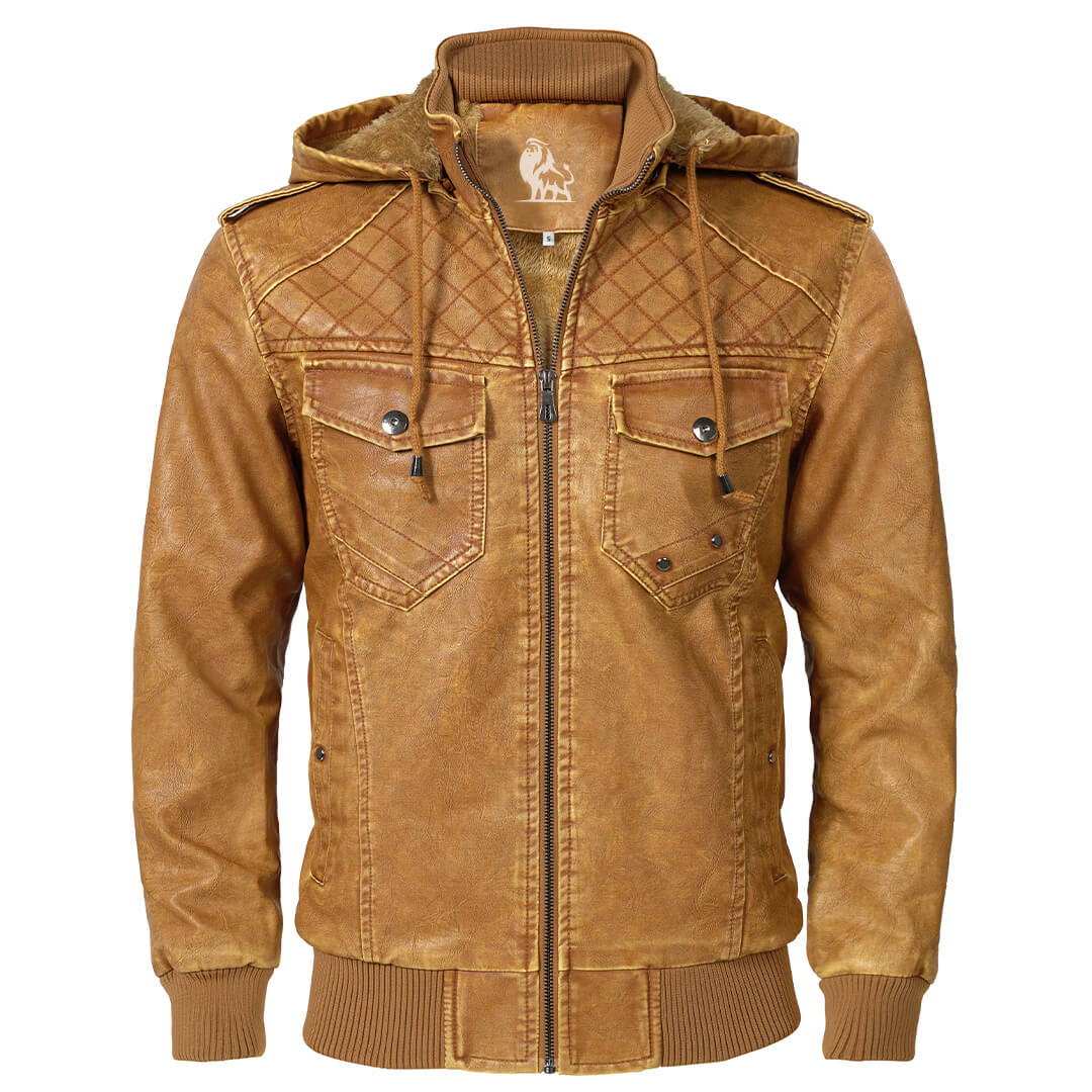 Luxus Lederjacke