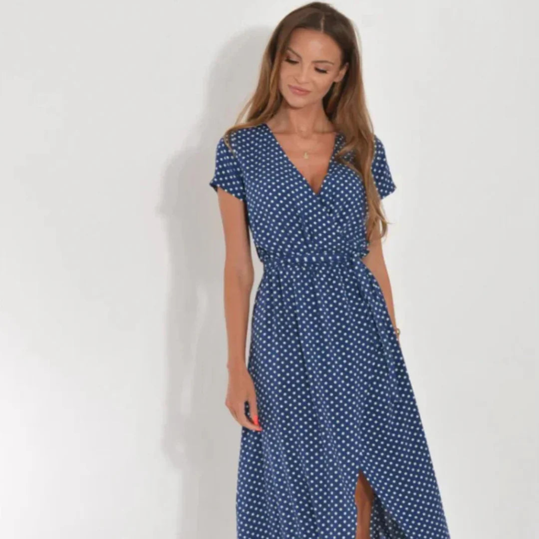 Rolien™ | Elegantes V-Ausschnitt Kleid