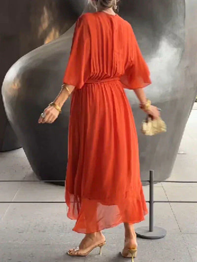 Aurora - Midikleid mit Wickel-Design