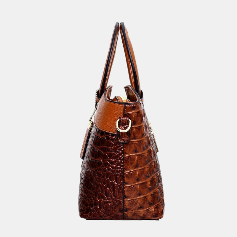 JAYE | STYLISCHE HANDTASCHE IM KROKODILMUSTER