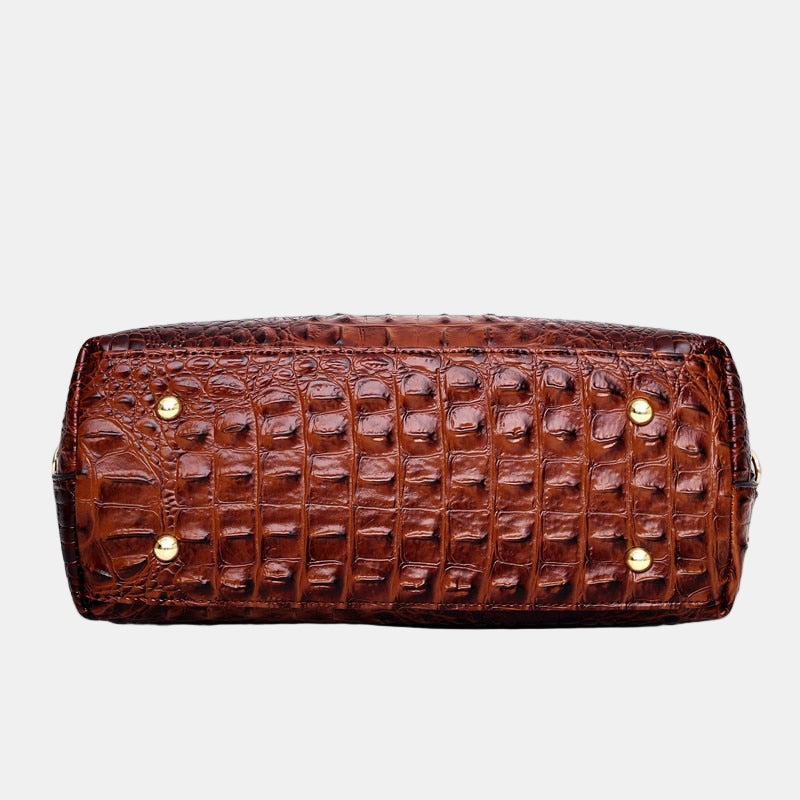 JAYE | STYLISCHE HANDTASCHE IM KROKODILMUSTER