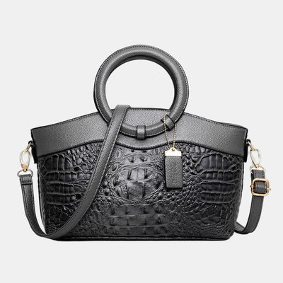 JAYE | STYLISCHE HANDTASCHE IM KROKODILMUSTER