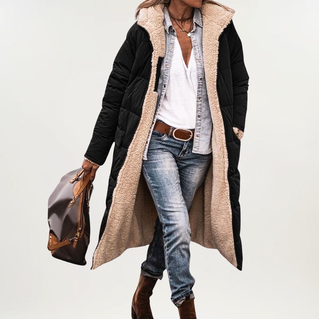 Fairford | Manteau Puffer réversible en laine