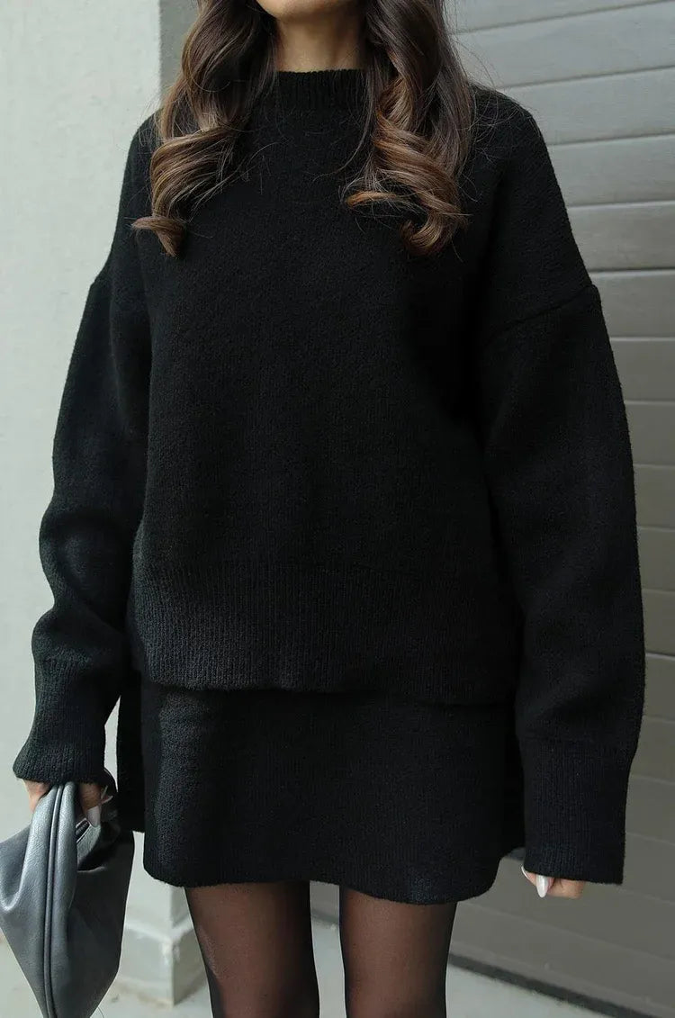 Helena - Strickanzug (Top + Rock)