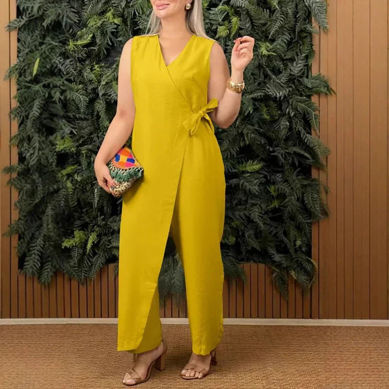 Bianca - Stylischer Jumpsuit mit Umschlagschnitt