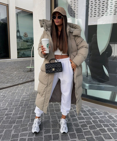 Ivy - Gemütliche Übergroße Daunenjacke