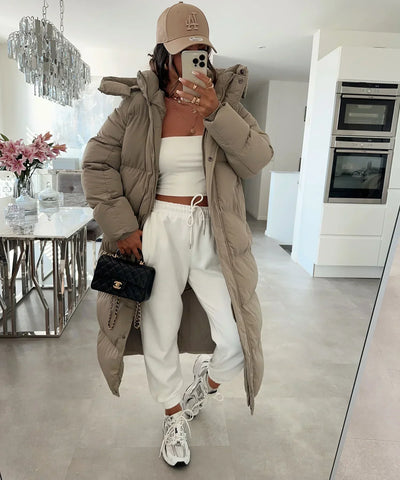 Ivy - Gemütliche Übergroße Daunenjacke