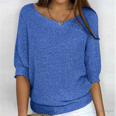 Luigia | Eleganter Strickpullover