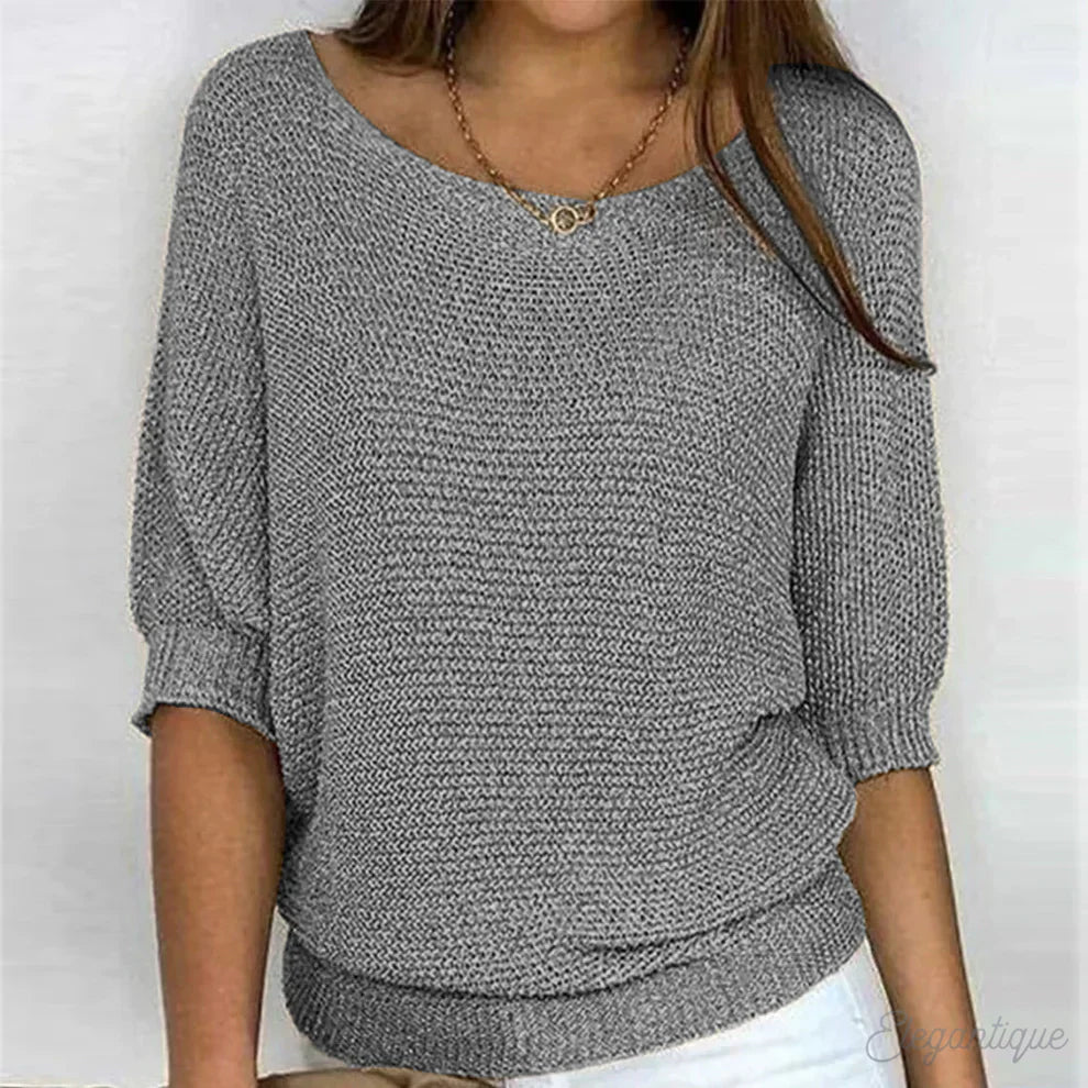 Luigia | Eleganter Strickpullover