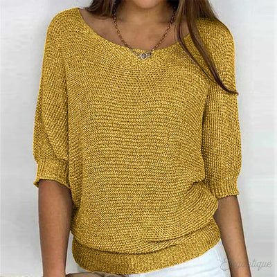 Luigia | Eleganter Strickpullover