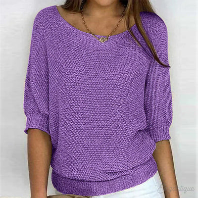 Luigia | Eleganter Strickpullover