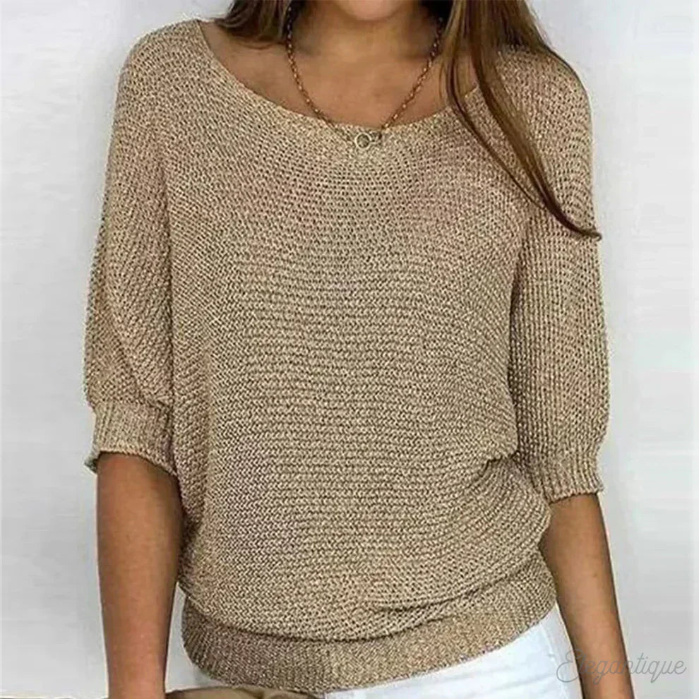 Luigia | Eleganter Strickpullover