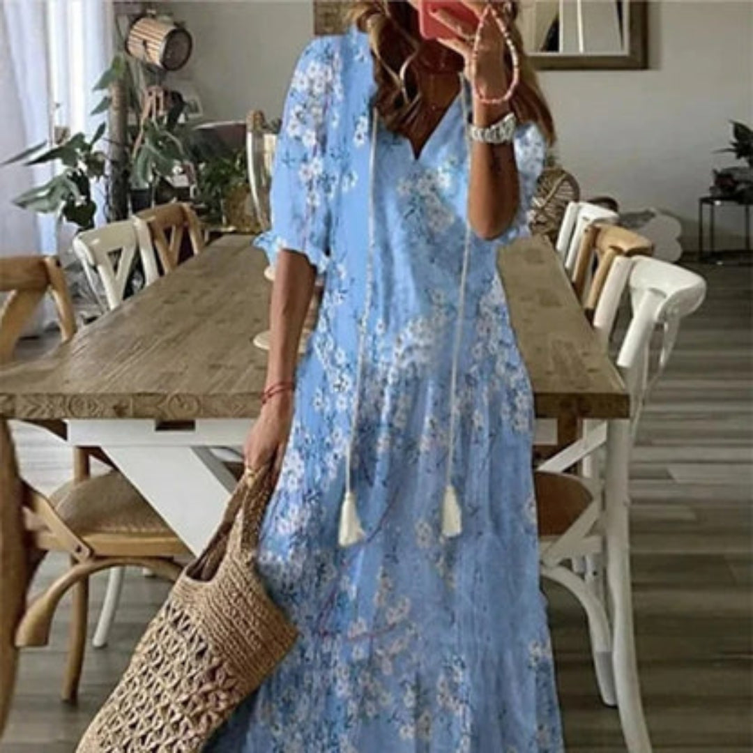 Annemarije™ | Boho Bauchbedeckendes Kleid