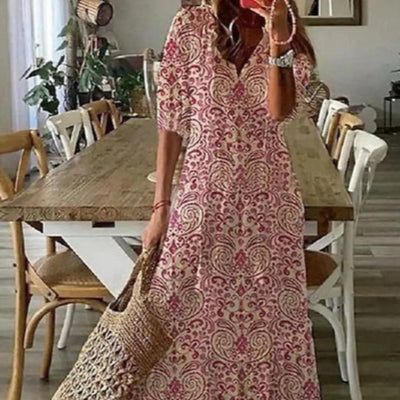 Annemarije™ | Boho Bauchbedeckendes Kleid
