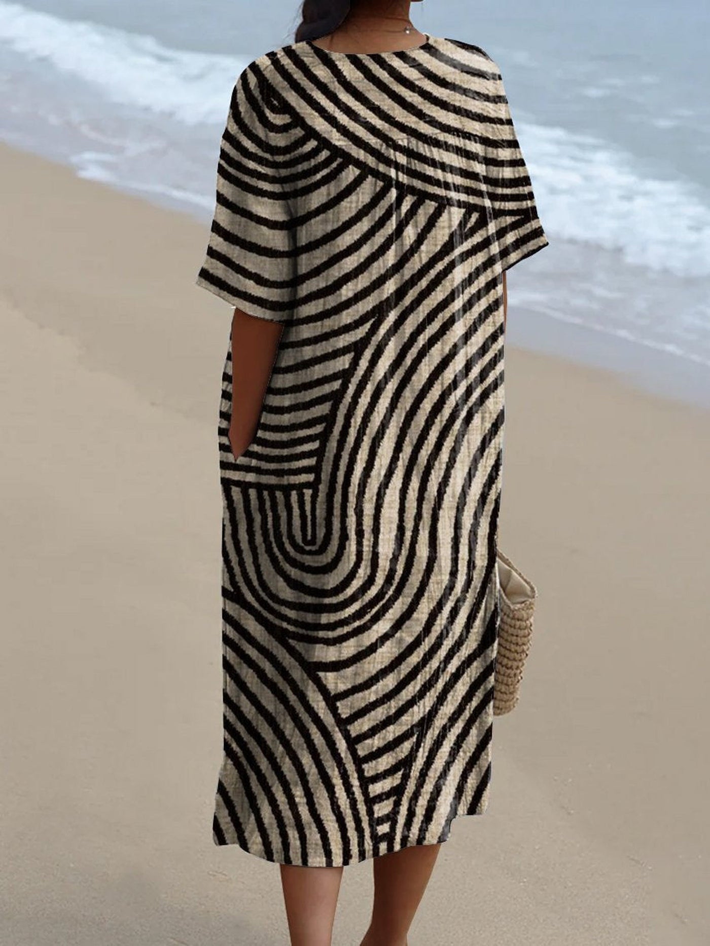 Jinte – Grafisches Kleid